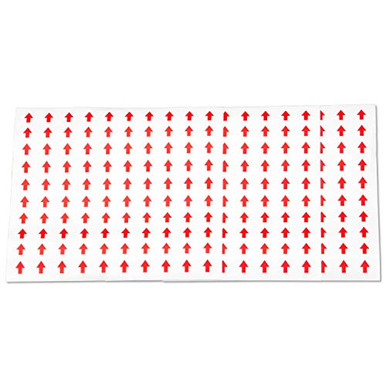 1 Pack - TUCO DEALS 0_5 Round Red Arrow Sign Labels for Directional ...