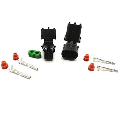 10 Set 2Pin Male and Female Weather Pack Weatherpack auto Waterproof ...