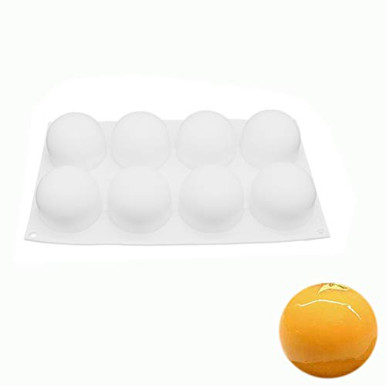 3D Silicone Molds Truffle Round Ball Shaped Baking Moulds For Chocolate ...