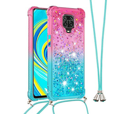 LEMAXELERS Custodia Portafoglio Per Redmi 9 Con Finestra Clear View E Specchio - Cover A Libro Con Supporto, Placcatura A Specchio, Colore Argento - 2