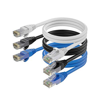 Maxlin Cable Cat6 Ethernet Cable 15 Feet 3 Pack LAN UTP Cat 6 RJ45 ...