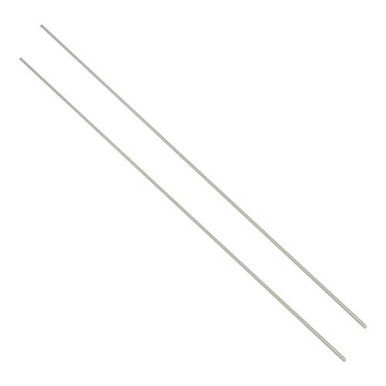 Othmro Acetal Copolymer Plastic Round Rod White 2Pcs Diameter