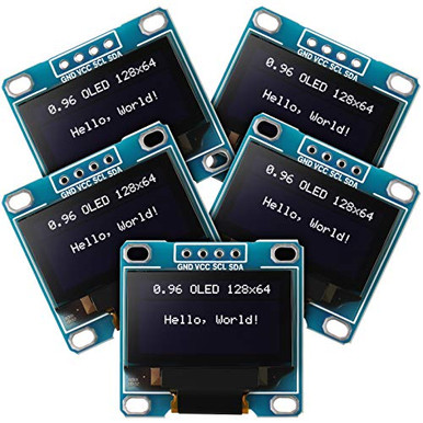 Luminous Display Raspberry Pi 5 Pieces 0_96 Inch OLED Module 12864 128x64 SSD1306 Driver IIC I2C ...