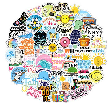 Inspirational Stickers for Hydroflasks 68pcs Motivational Stickers for ...
