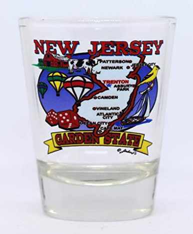 New Jersey State Wall Map By - The Map Shop