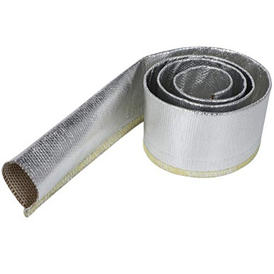 LSAILON Heat Hose Fiberglass Wrap Shield Sleeve Wire Fuel Line Heat ...