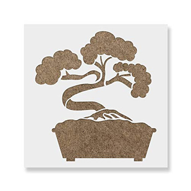 Bonsai Tree Stencil - Reusable Stencils for Painting - Create DIY ...