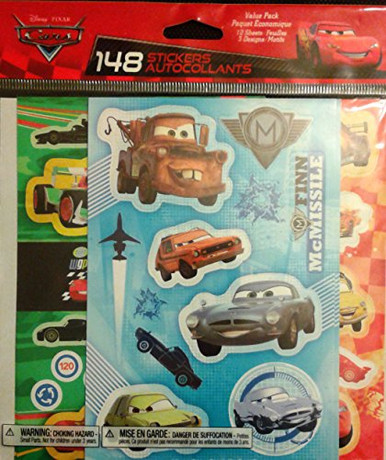 Disney Pixar Cars 148 Stickers Value Pack - Warehousesoverstock