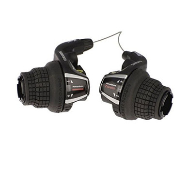 Set De Commandes Shimano Tourney SL-RV400 Revoshift - 3x7 Vitesses, Twist, Pour VTT