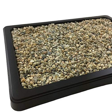 Drip and Humidity Tray with Washed River Rocks - Helps Protect Furniture plus Planting Trays ...