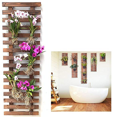 Wall Planter Wooden Hanging Planter for Indoor Plants Plant Stand Air ...