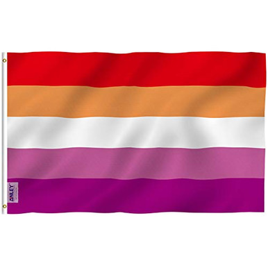 Anley Fly Breeze 3x5 Feet Sunset Lesbian Pride Flag