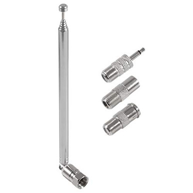 ACEIRMC FM Telescopic Antenna Kit 75 Unbal F Type Connector DAB Radio ...