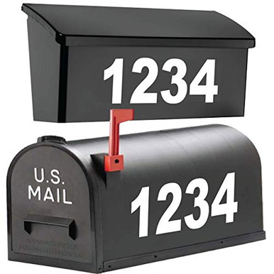 1060 Graphics 3 inch Premium Reflective Mailbox Numbers _ Custom Made ...