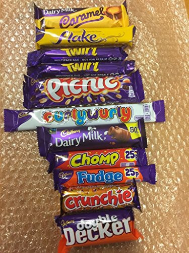 Cadburys Chocolate Selection 10 Bar Pack Warehousesoverstock