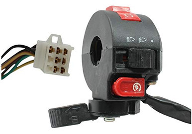 3 Function 7 Wire Handle Kill Light Start Switch For Chinese 50cc 70cc ...