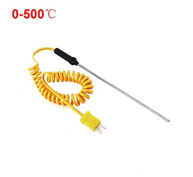 Uxcell 0C-500C Coiled Cable K Type 285 mm Measuring Thermocouple Probe Sensor Uxcell 0C-500C Coiled Cable K Type 285 mm Measuring Thermocouple Probe Sensor