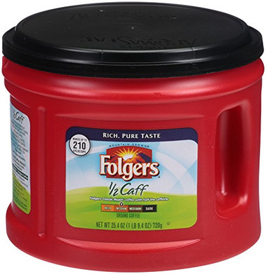 Folgers Half Caff Ground Coffee_ 25.4 