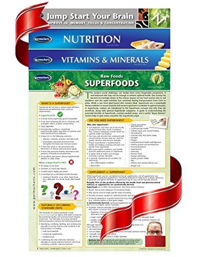 Health and Nutrition Guides _ 4 Chart Bundle of Quick Reference Guides ...