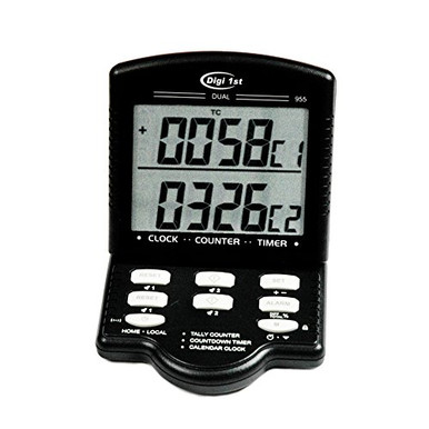 Digi 1st J_955 Jumbo Dual Display Tally Counter with Countdown Timer ...