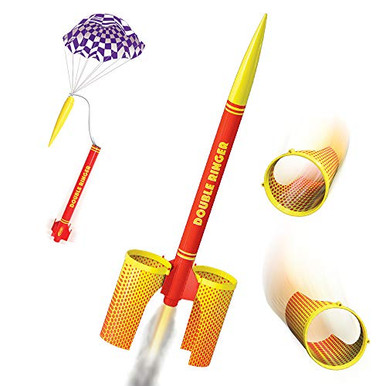 Estes Double Ringer Flying Model Rocket Kit - Easy to Build Beginner ...