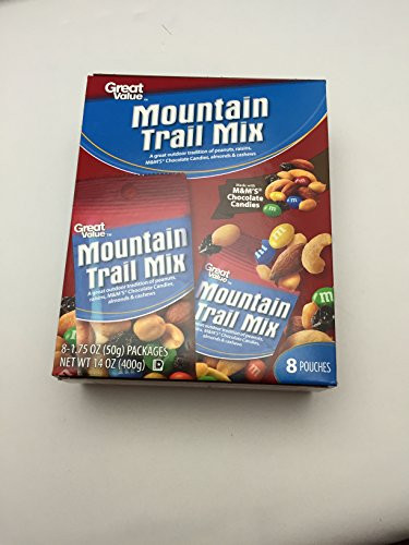 Great Value Mountain Trail Mix 1.75 oz 8 count - Warehousesoverstock