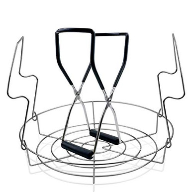 LeonBach 2 Pack Stainless Steel Canning Supplies 12 inch Canning Rack ...