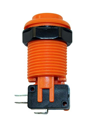 RetroArcade.us ra-Orange-Button pushbutton with Horizontal microswitch ...