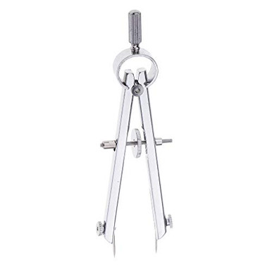 Baosity Professional Spring Divider Protractor Leathers DIY Tool ...