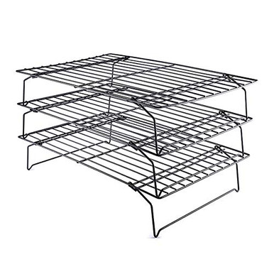 Wire Racks For Cookies YamaziHD 3-Tier Cooling Rack Stackable Stainless Steel Non-Stick Wire ...