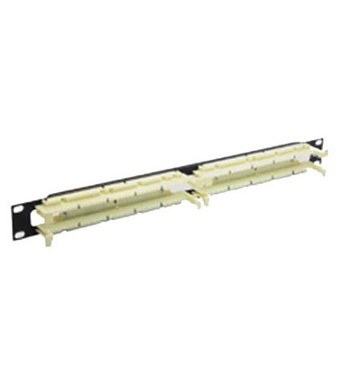 TeleDynamics ICC Patch Panel 110 Wiring Blocks 100 Pair 1 Rack Mount ...