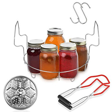 Canning Rack Canning Supplies Kit for Hot Water Canner with Handle and ...