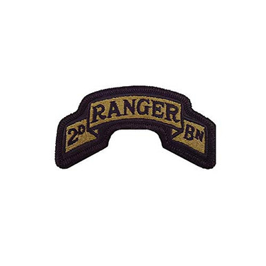 75th Ranger Regiment OCP Scroll Patch -2nd Battalion- - Warehousesoverstock
