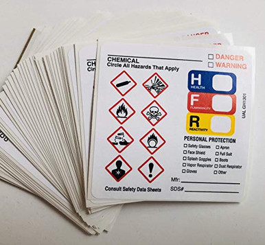 United Ad Label GHS Label GHS Hazard 2-1 2 inch x 2-1 2 inch Permanent ...