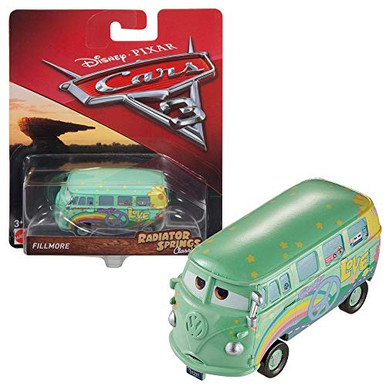 Fillmore Radiator Springs Disney Pixar Cars 3 Fillmore Radiator Springs Classic Die Cast ...