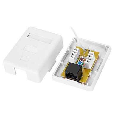 Network Modular Box Rj45 Networks Box Desktop Information Box RJ45 Surface Mount Box Networks ...