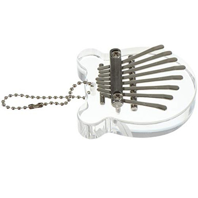 ARTIBETTER Mini Kalimba 8 Keys Thumb Pianos Clear Bear-Shape Mbira ...