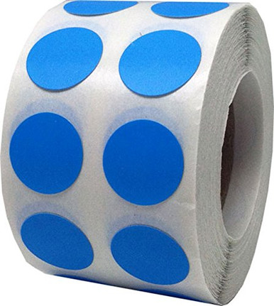 Light Blue Color Coding Labels for Organizing Inventory 0.50 Inch Round ...
