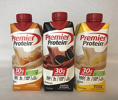 Premier Protein High Protein Shakes - 4 Caramel 4 Cookies and Cream 4 ...