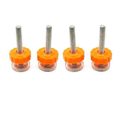 Antrader 4 Pack of M10 Threaded Spindle Rods Extra Long Spindle Screw ...