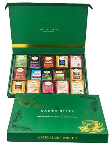 Twinings Tea Bags Sampler Assortment Box - 50 COUNT - Perfect Variety ...