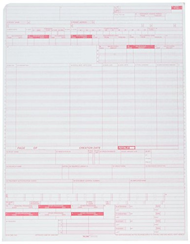 UB-04 CMS 1450 Health Insurance Claim Form Pack of 500 sheets ...