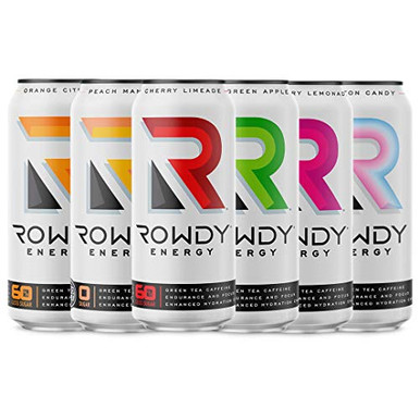 Rowdy Energy Drink Variety 12-Pack 16oz Cans Six Different Flavors ...