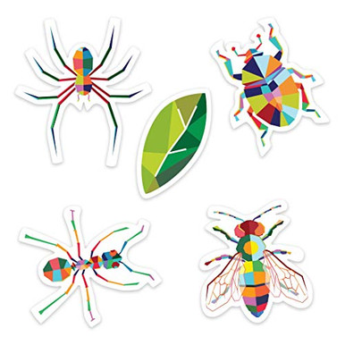 Bugs and Insects Stickers Spider Ant Fly Waterproof Sticker Pack of 5 ...