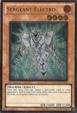 Yu-Gi-Oh! - Sergeant Electro PHSW-EN090 - Photon Shockwave - 1st ...