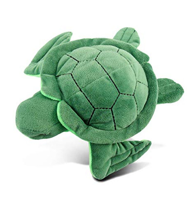 DolliBu Plush Sea Turtle Stuffed Animal - Soft Huggable Green Marine ...