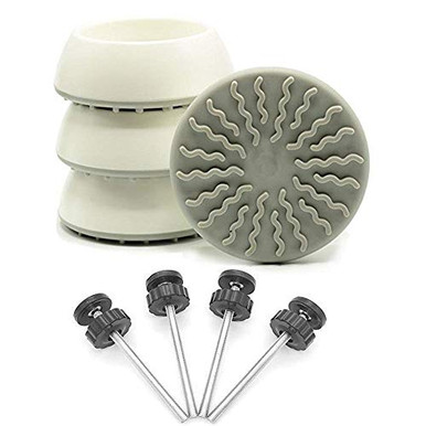 Vmaisi Baby Gate Wall Protector 4 Pack Bundle with 4 Pack Extra Long ...