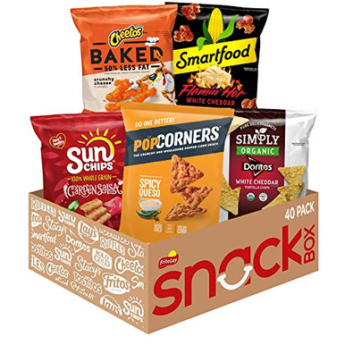 Individually Wrapped Popcorn Frito-Lay Ultimate Hot and Bold Smart Care Package Variety Pack ...