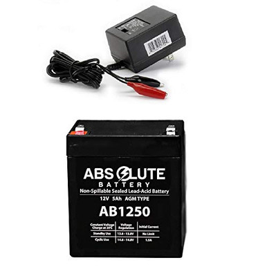 New AB1250 12V 5AH Battery for Ion Block Rocker Uninterruptible and ...