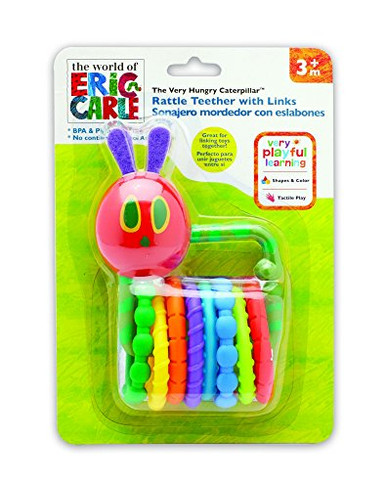 The World of Eric Carle, The Very Hungry Caterpillar Rattle Teether ...